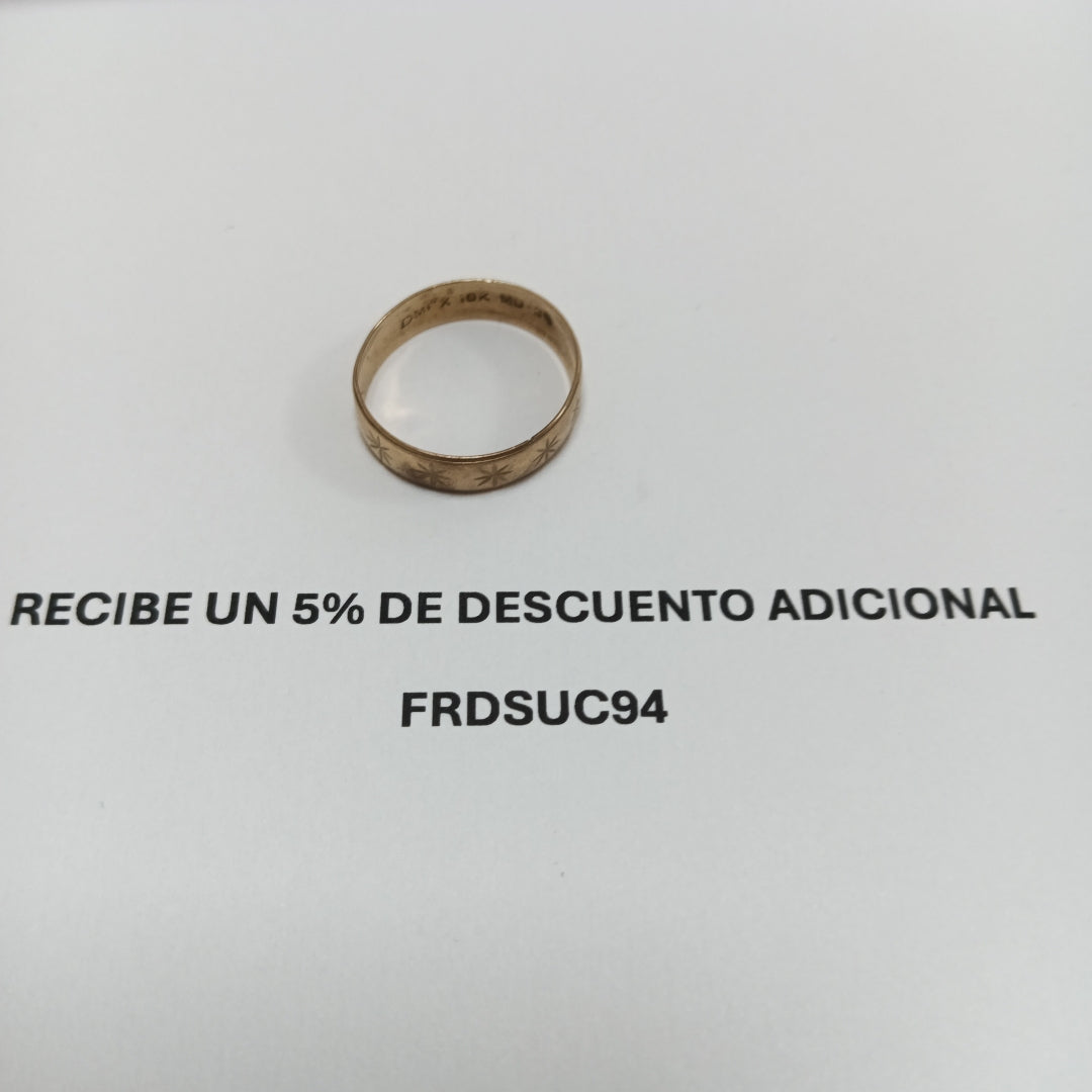 ARGOLLA ORO 8 K 1.6 GRMS (SEMINUEVO)
