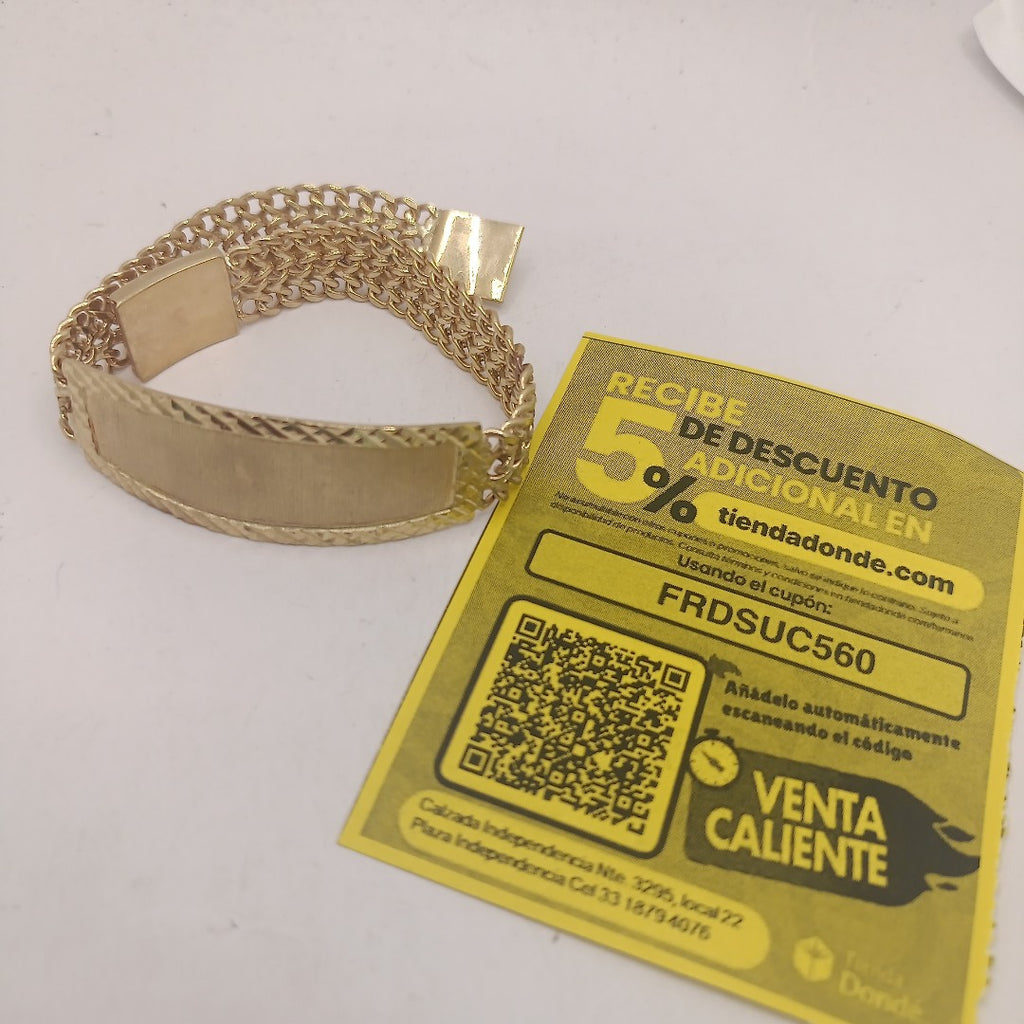ESCLAVA ORO 10 K 26.1 GRMS (SEMINUEVO)