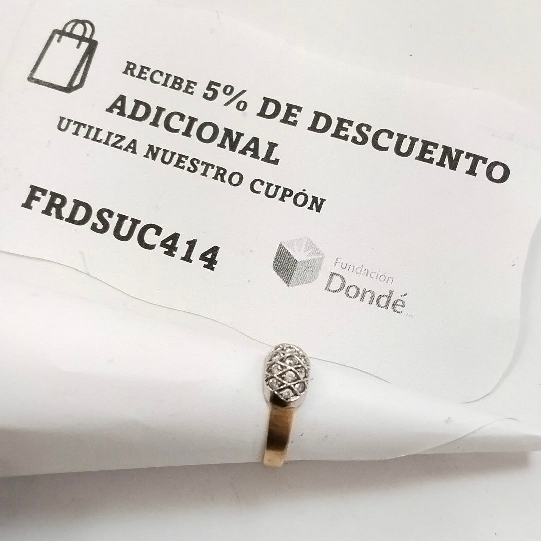 ANILLO ORO 14 K 3.4 GRMS (SEMINUEVO)