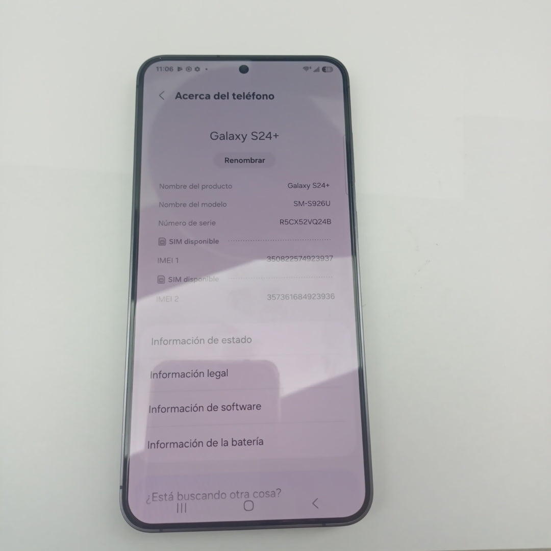 CELULAR SAMSUNG GALAXY S24 + SM-S926U1 (2024) 256 GB 12 GB RAM
