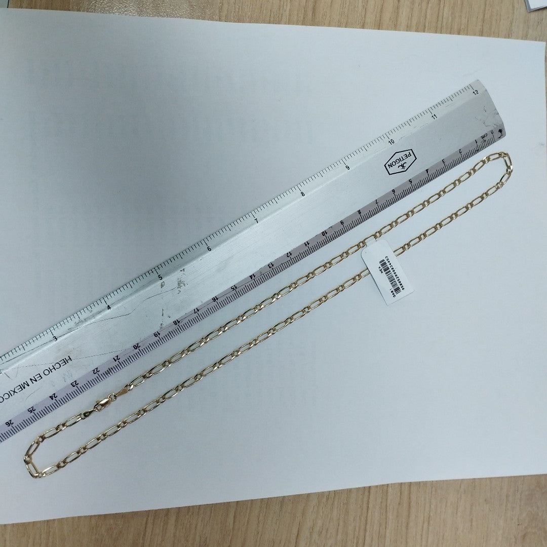 CADENAS 1X1 ORO 14K 55 CM 7.5 GR (NUEVO)