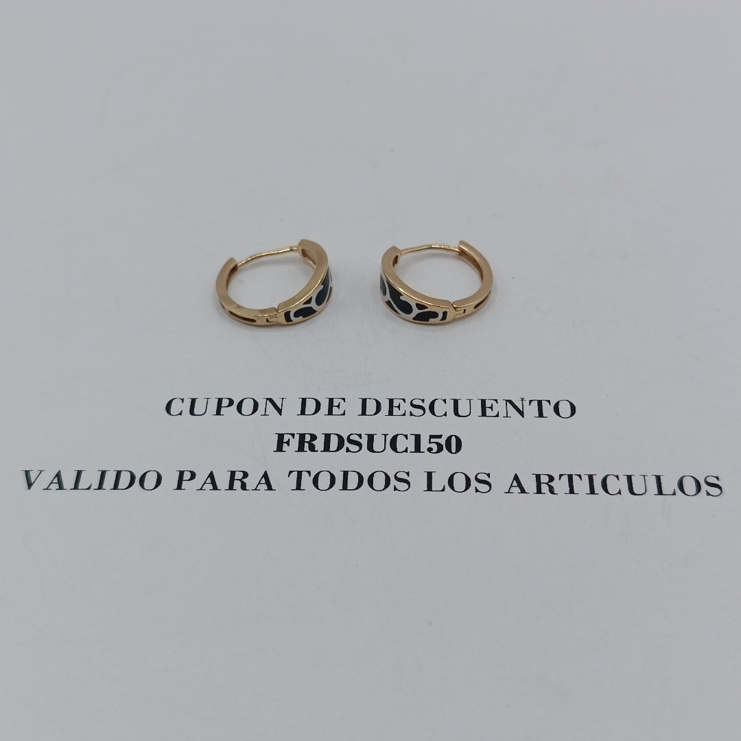 ARETES PAR ORO 14 K 2,30 GRMS (SEMINUEVO)