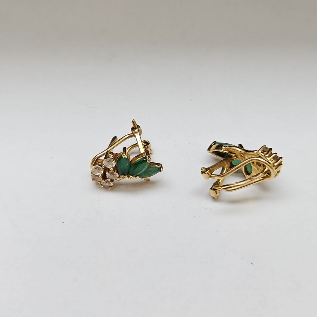 ARETES PAR ORO 14 K 4 GRMS (SEMINUEVO)