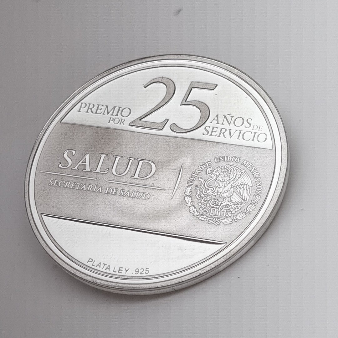 MEDALLA CONMEMORATIVA PLATA 16,90 GRMS (SEMINUEVO)