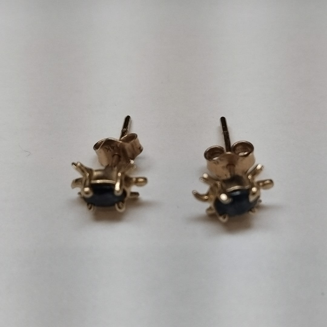 BROQUELES PAR ORO 14 K 1.2 GRMS (SEMINUEVO)