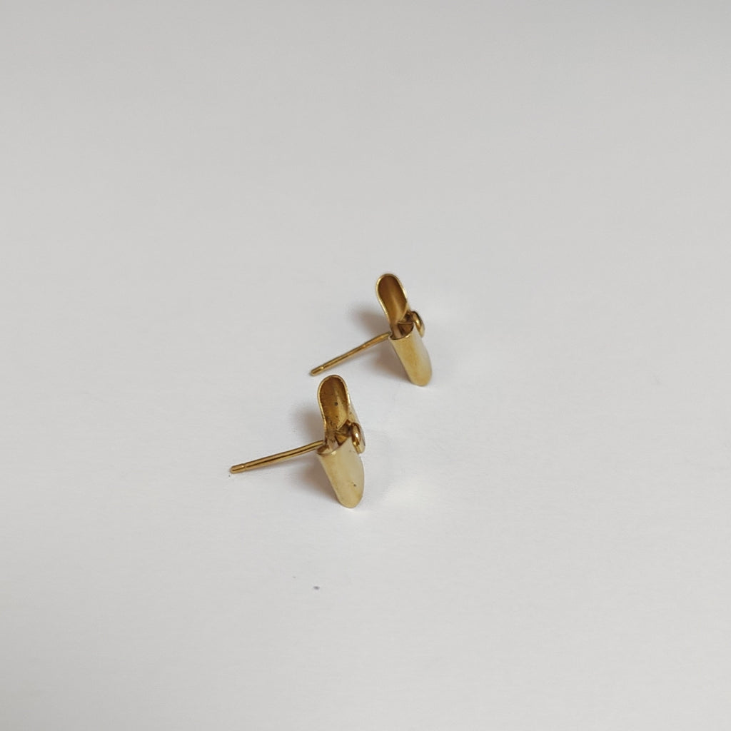 BROQUELES PAR ORO 14 K 1,40 GRMS (SEMINUEVO)