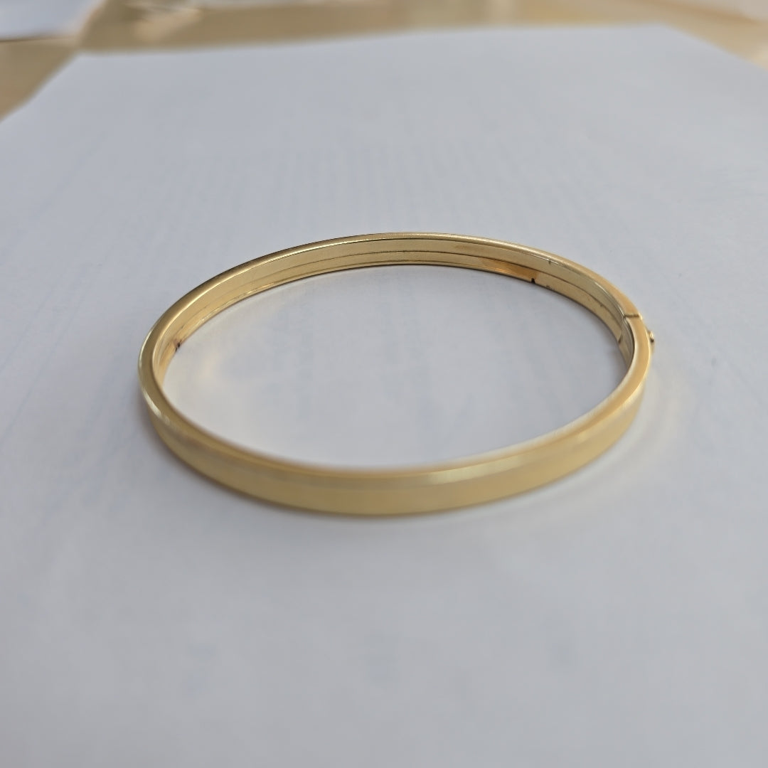 PULSERA RIGIDA ORO 14 K 9,10 GRMS (SEMINUEVO)