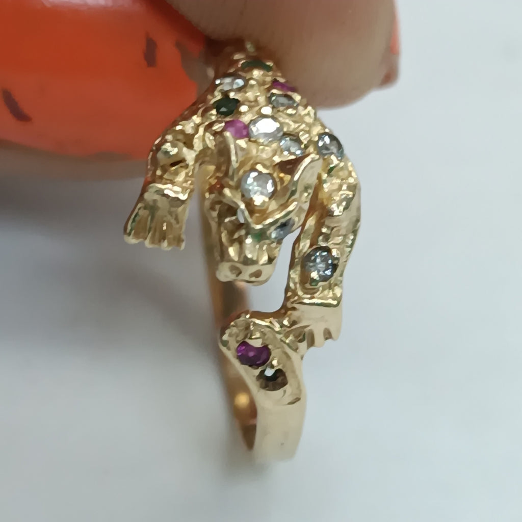 ANILLO ORO 14 K 2 GRMS (SEMINUEVO)