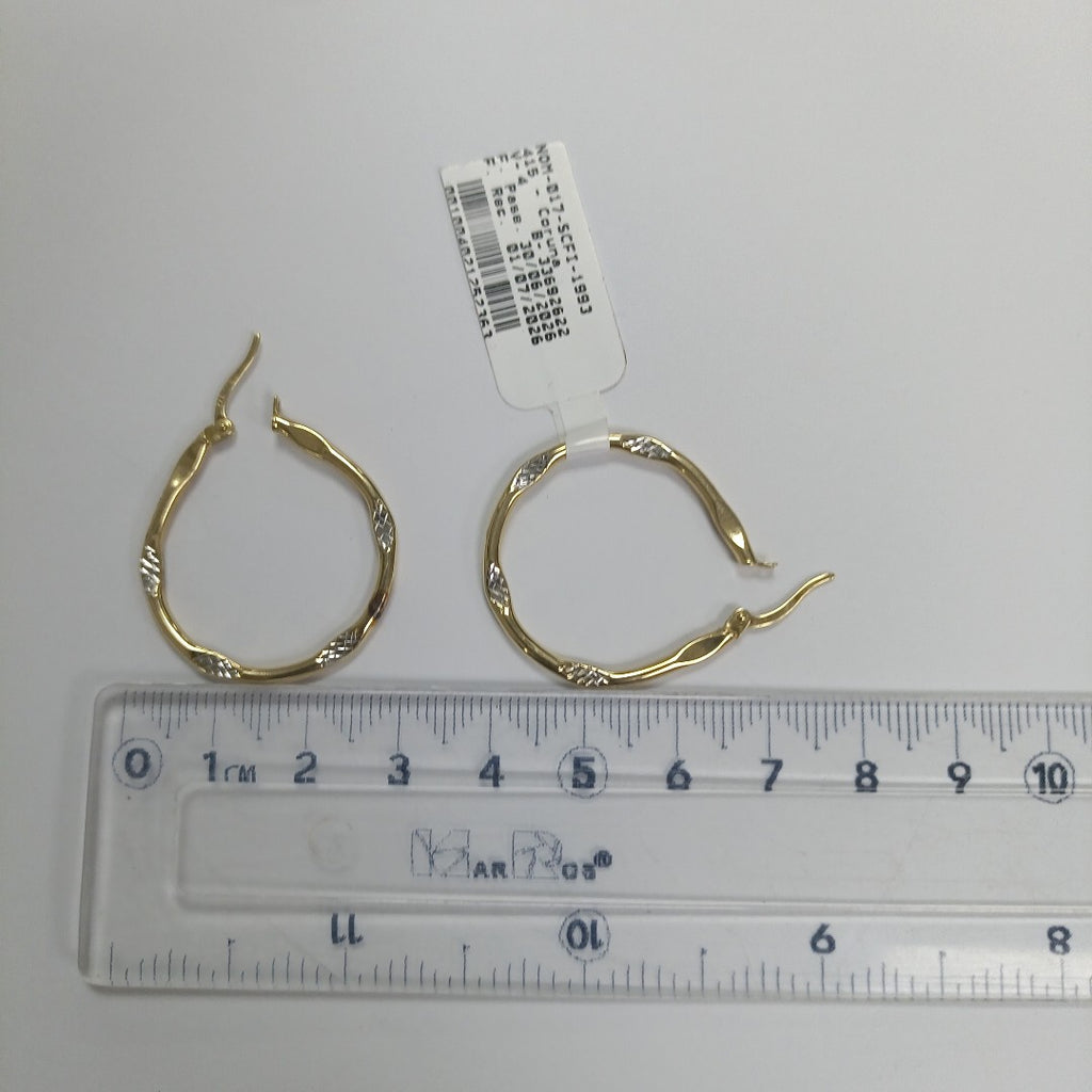 ARRACADAS PAR ORO 14 K 2 GRMS (SEMINUEVO)