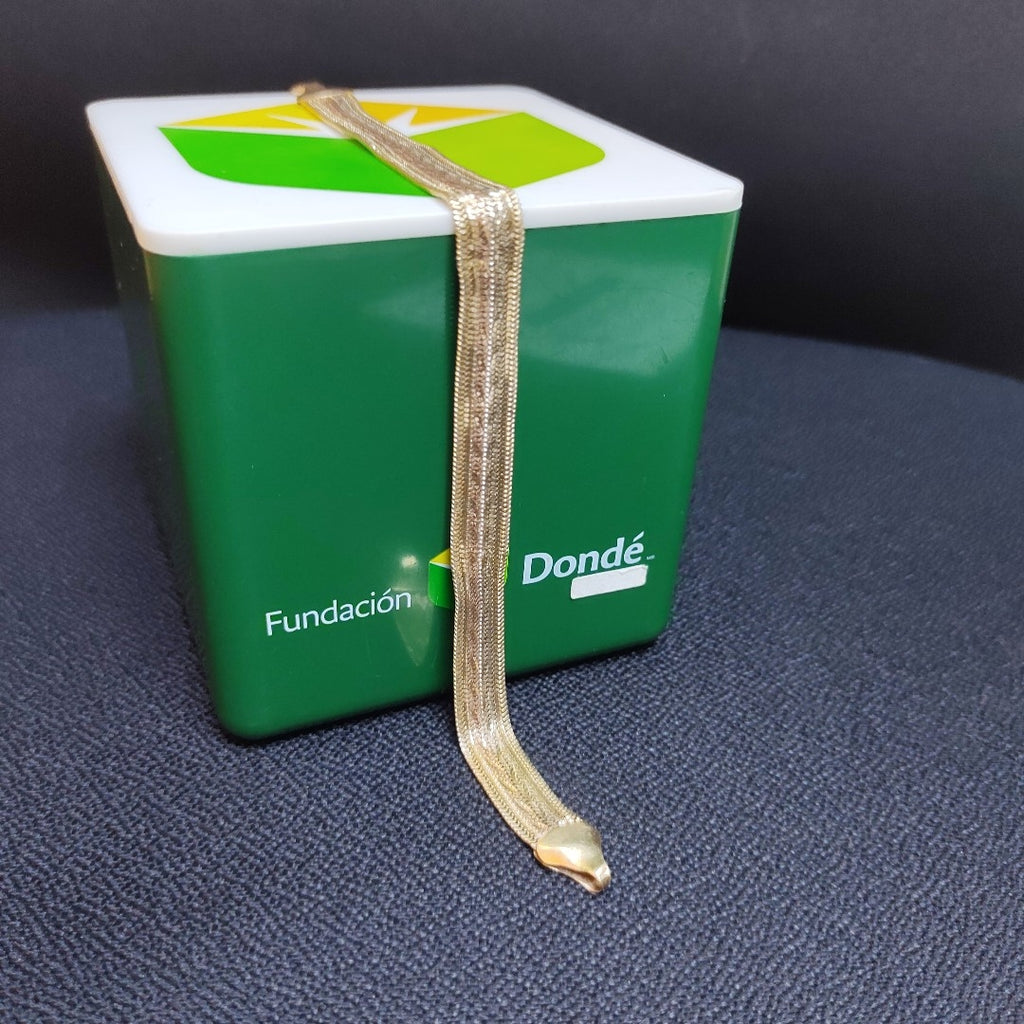 ESCLAVA ORO,ORO COMBINADO 14 K 14,80 GRMS (SEMINUEVO)