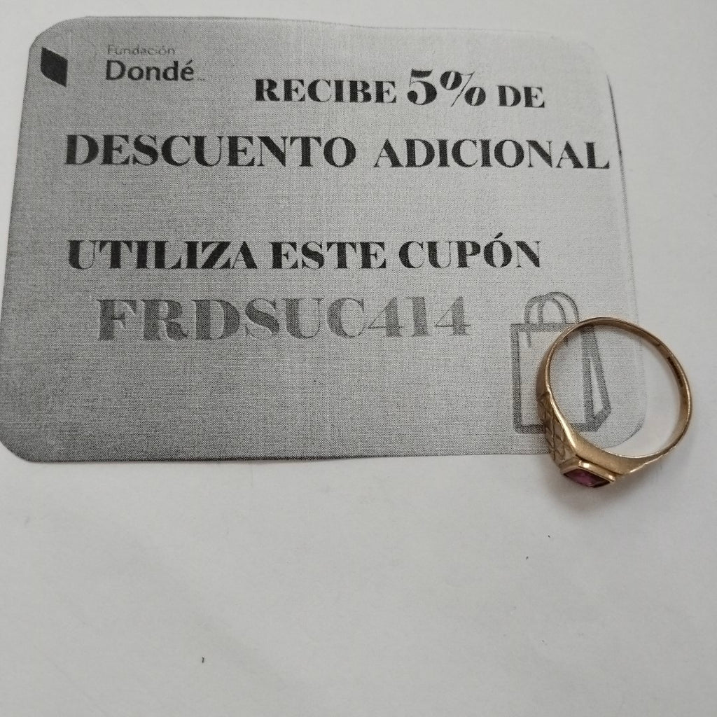 ANILLO ORO 10 K 2.8 GRMS (SEMINUEVO)