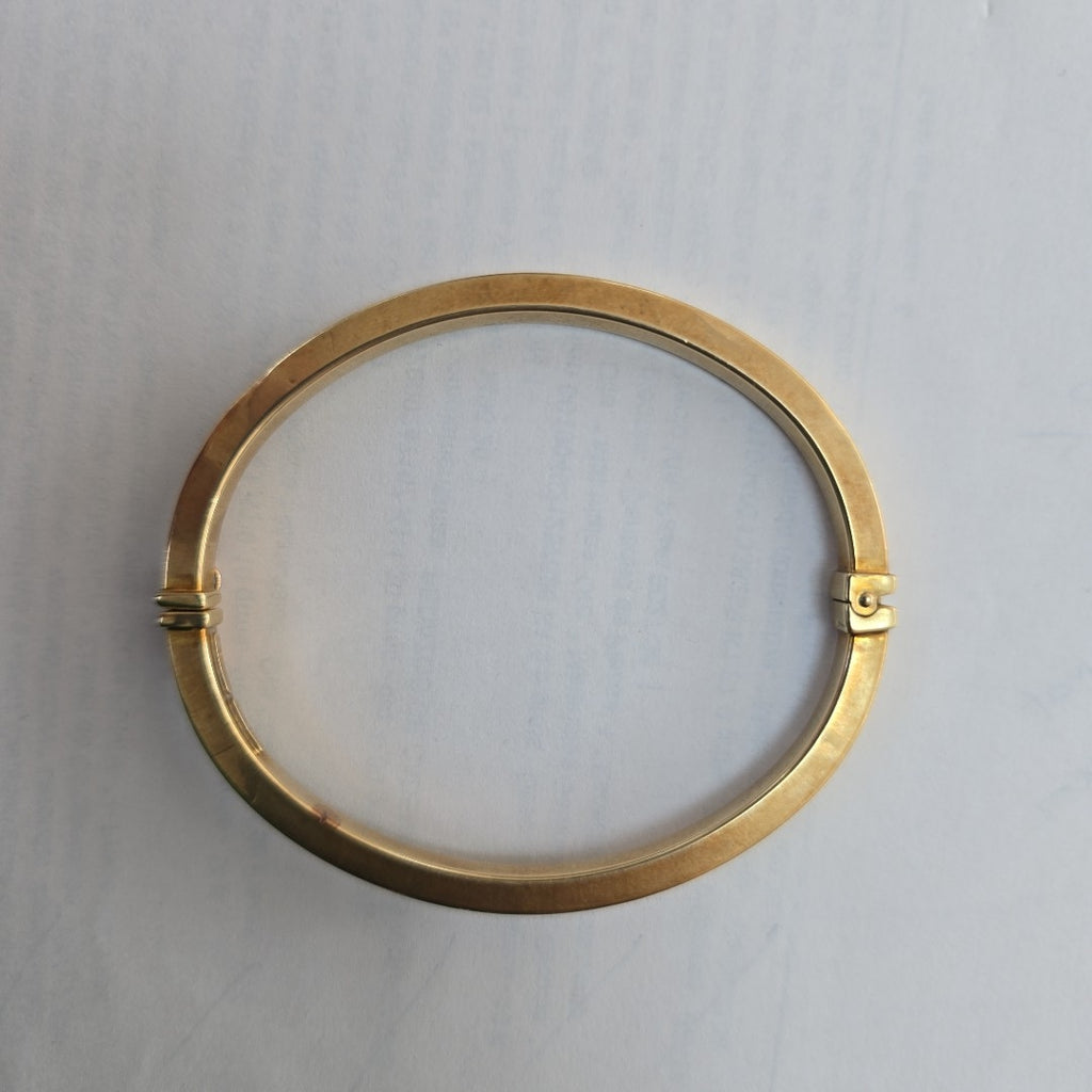 PULSERA RIGIDA ORO 10 K 6,60 GRMS (SEMINUEVO)