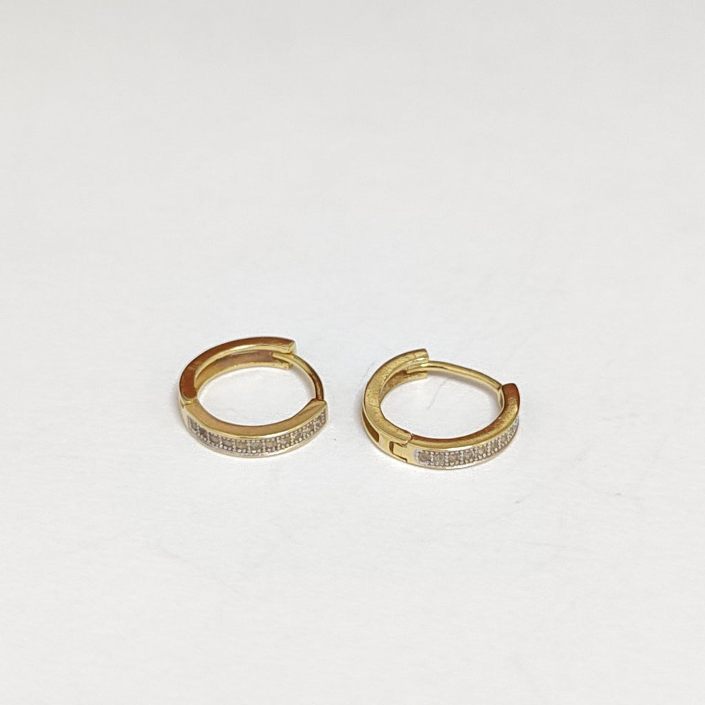 ARRACADAS PAR ORO 14 K 1.6 GRMS (SEMINUEVO)