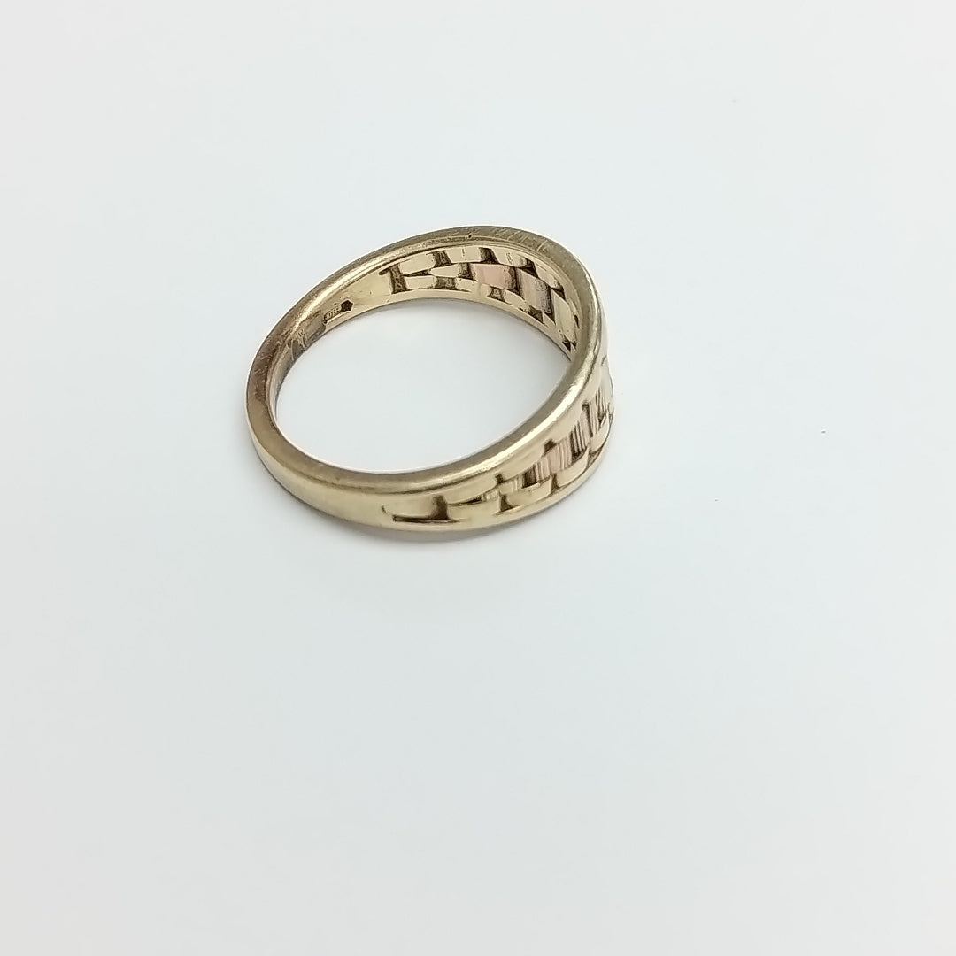ANILLO ORO 14 K 3.2 GRMS (SEMINUEVO)