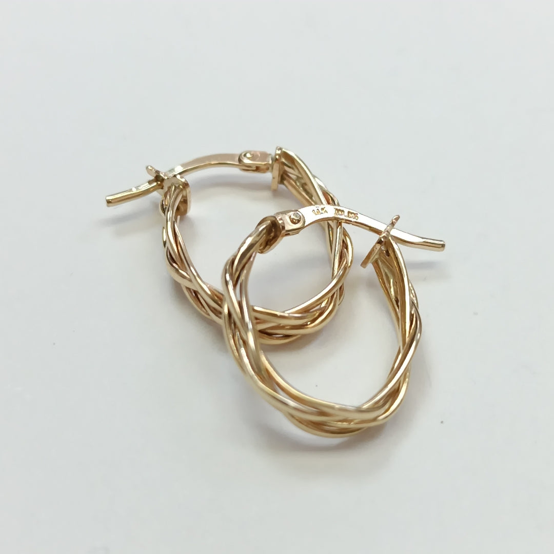 ARRACADAS ORO 14K 1.6 (NUEVO)