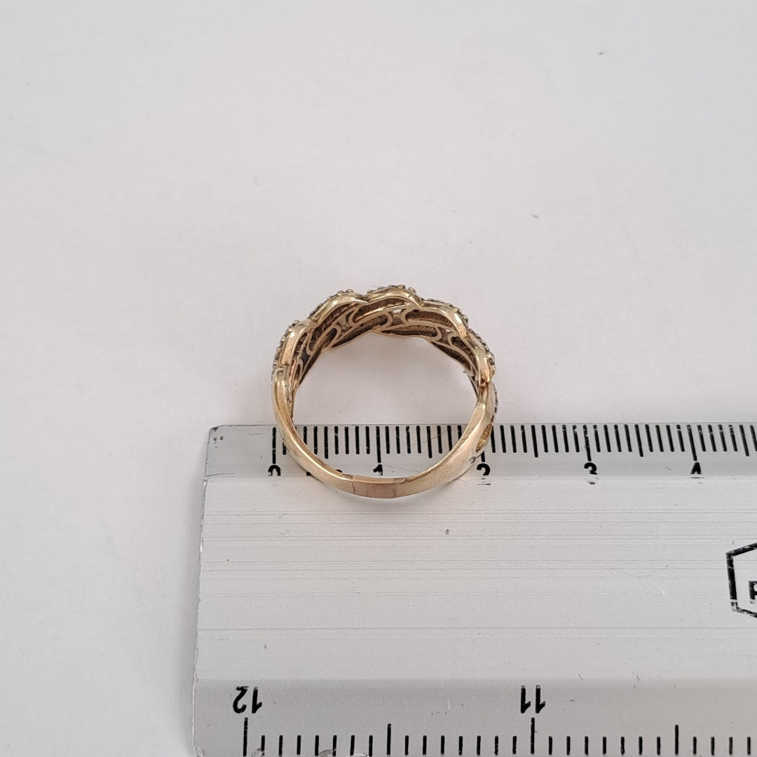ANILLO ORO 10 K 3.3 GRMS (SEMINUEVO)