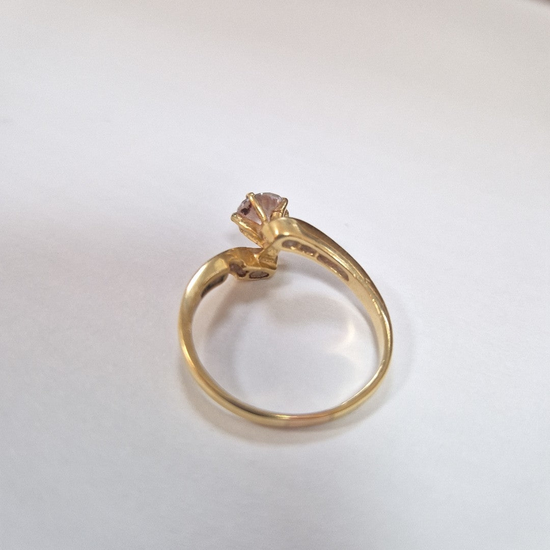 SOLITARIO ORO 14 K 3.4 GRMS (SEMINUEVO)