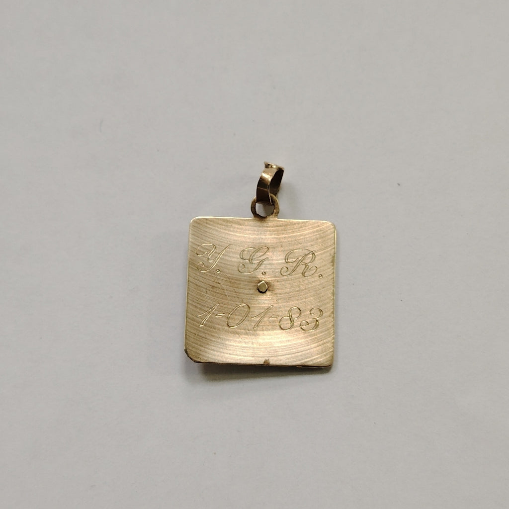 MEDALLA RELIGIOSA ORO, ORO COMBINADO 14 K 2.4 GRMS (SEMINUEVO)