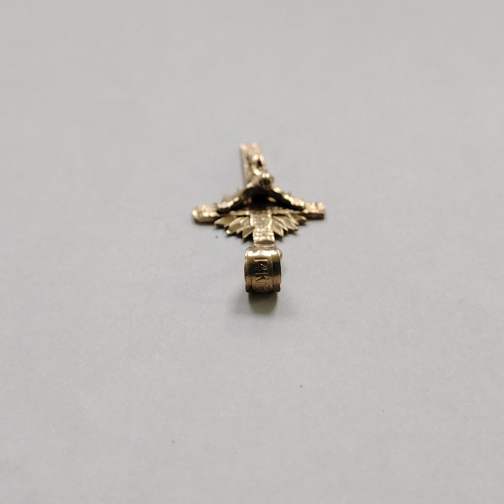 CRUCIFIJO ORO 14 K 2.8 GRMS (SEMINUEVO)