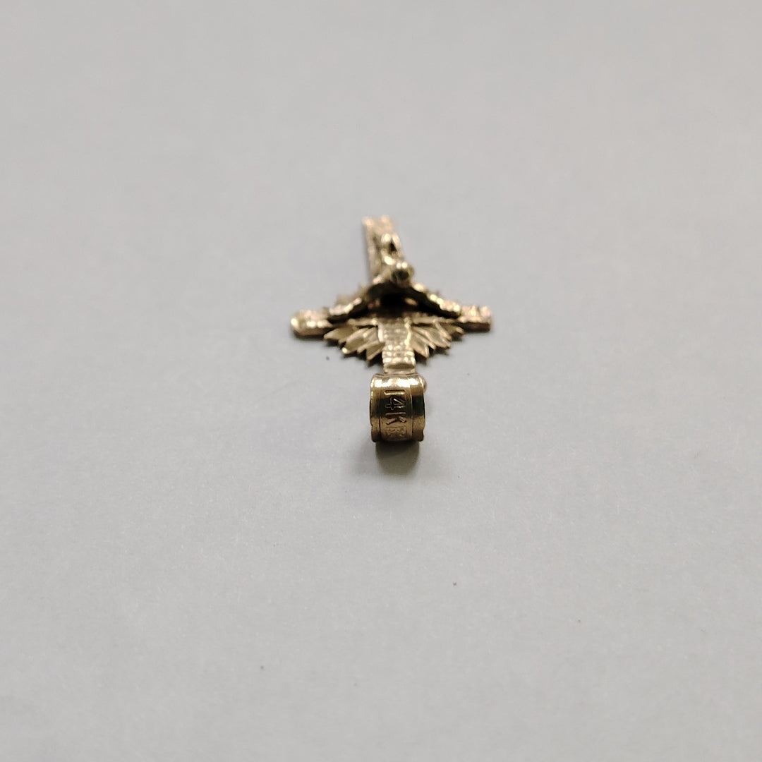 CRUCIFIJO ORO 14 K 2.8 GRMS (SEMINUEVO)