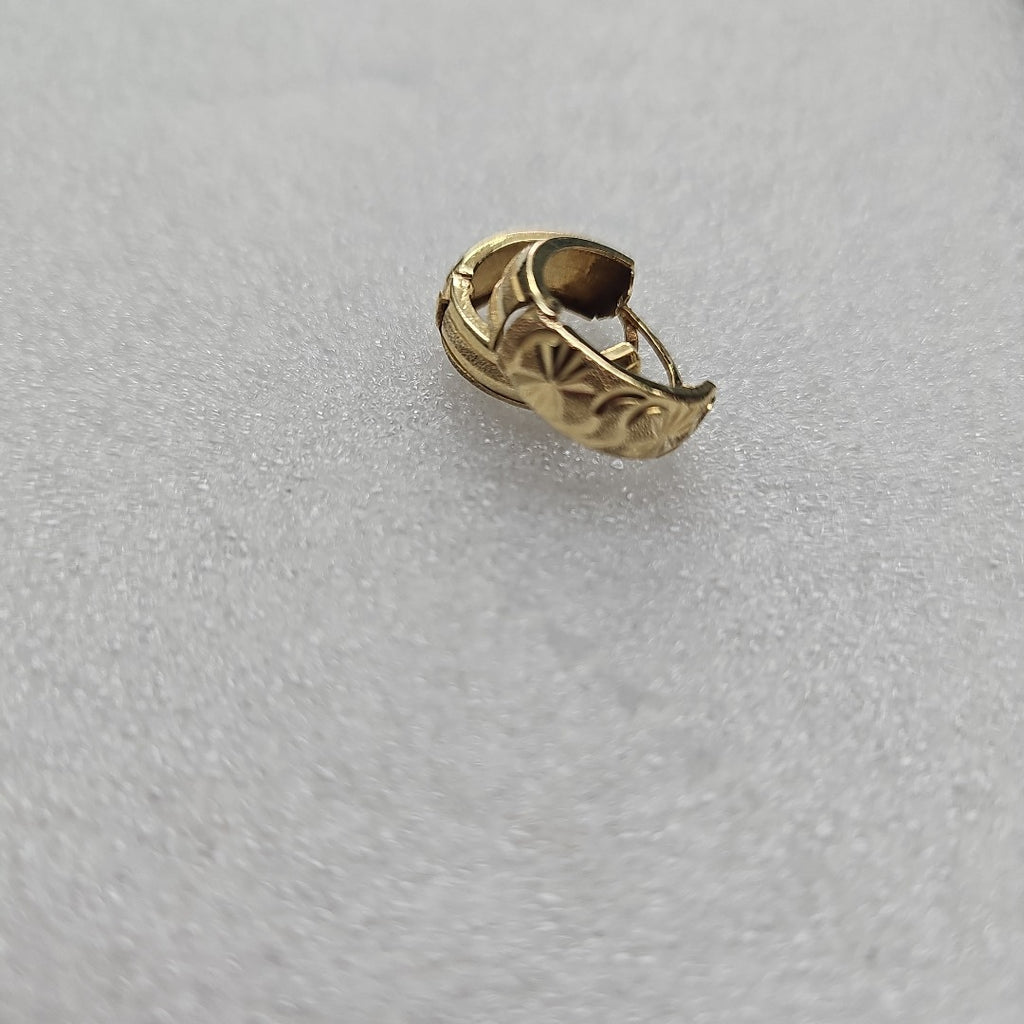 ARRACADAS PAR ORO 14 K 2.9 GRMS (SEMINUEVO)