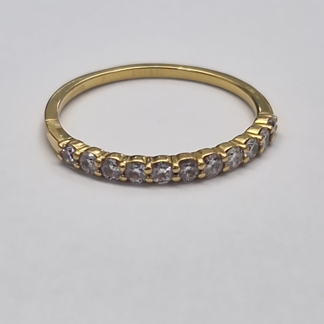 ANILLITO,MEDIA CHURUMBELA ORO 18 K 1,30 GRMS (SEMINUEVO)