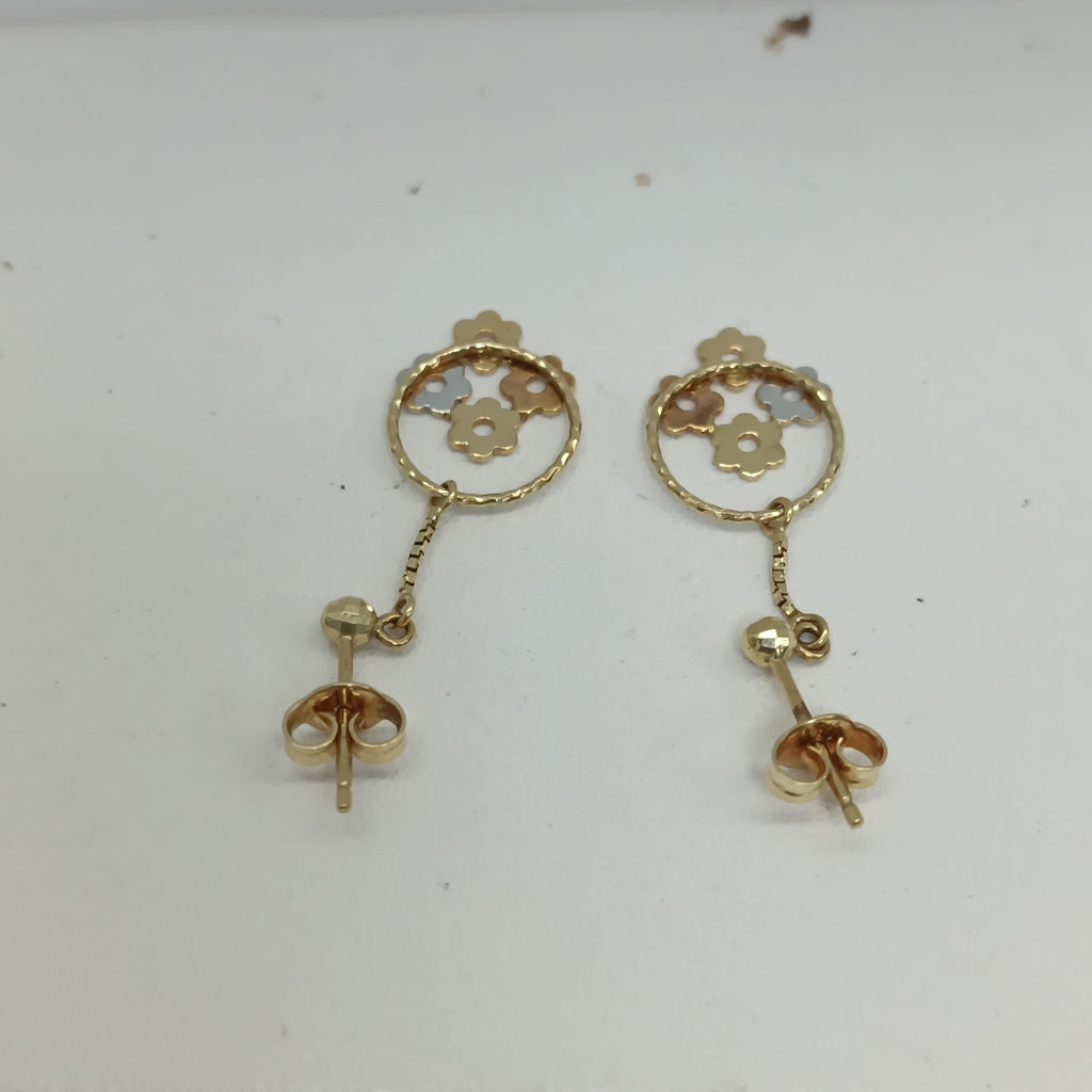 BROQUELES PAR ORO 14 K 1.9 GRMS (SEMINUEVO)