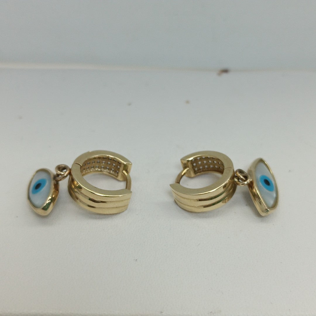 ARETES PAR ORO 14 K 5.6 GRMS (SEMINUEVO)