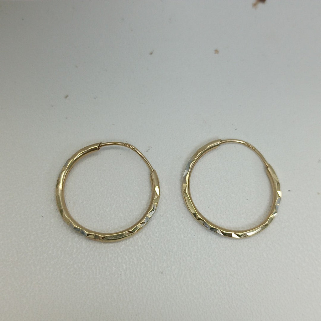 ARRACADAS PAR ORO 14 K 1.2 GRMS (SEMINUEVO)