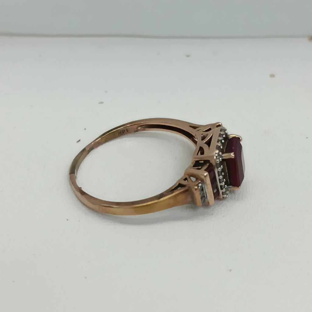 ANILLO ORO 14 K 3.4 GRMS (SEMINUEVO)