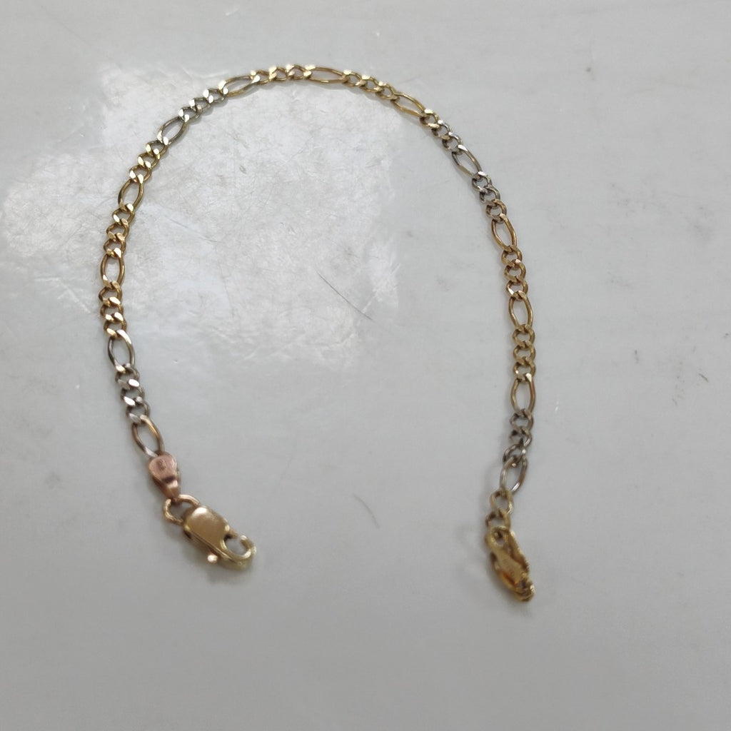 PULSERA ORO COMBINADO 10 K 2.1 GRMS (SEMINUEVO)