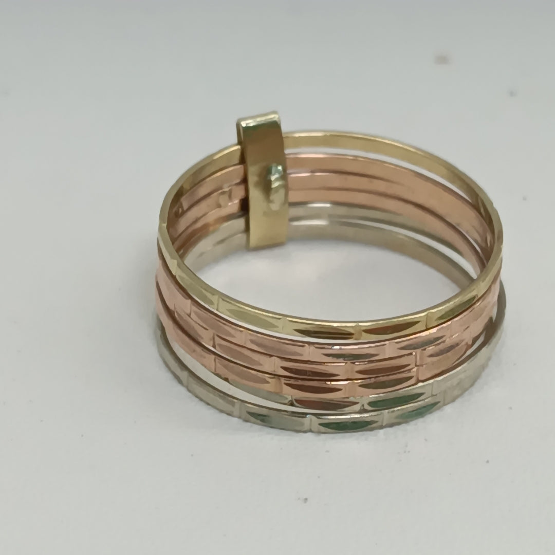 ANILLO ORO 14 K 2.6 GRMS (SEMINUEVO)