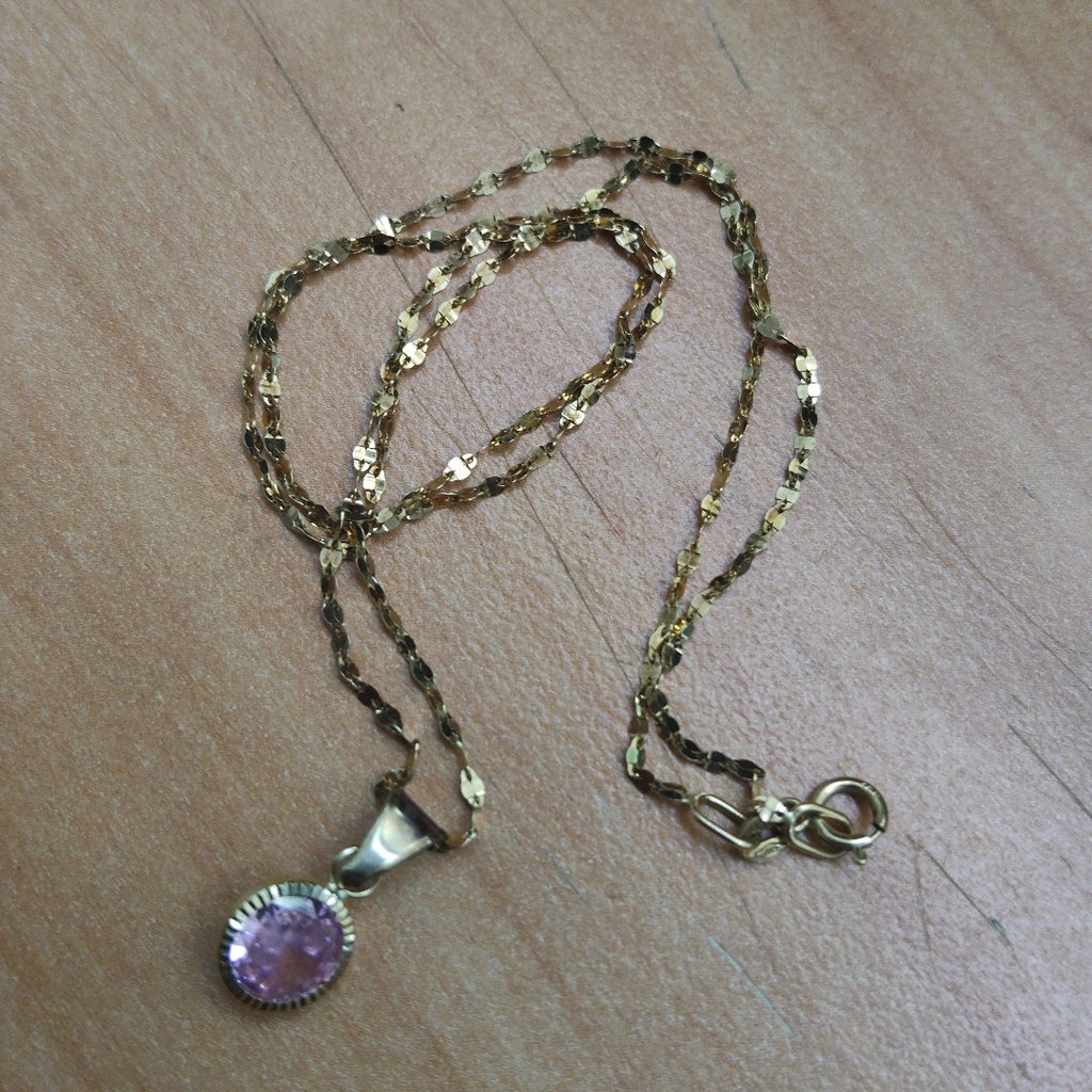 CADENA, DIJE ORO 10 K 1.3 GRMS (SEMINUEVO)