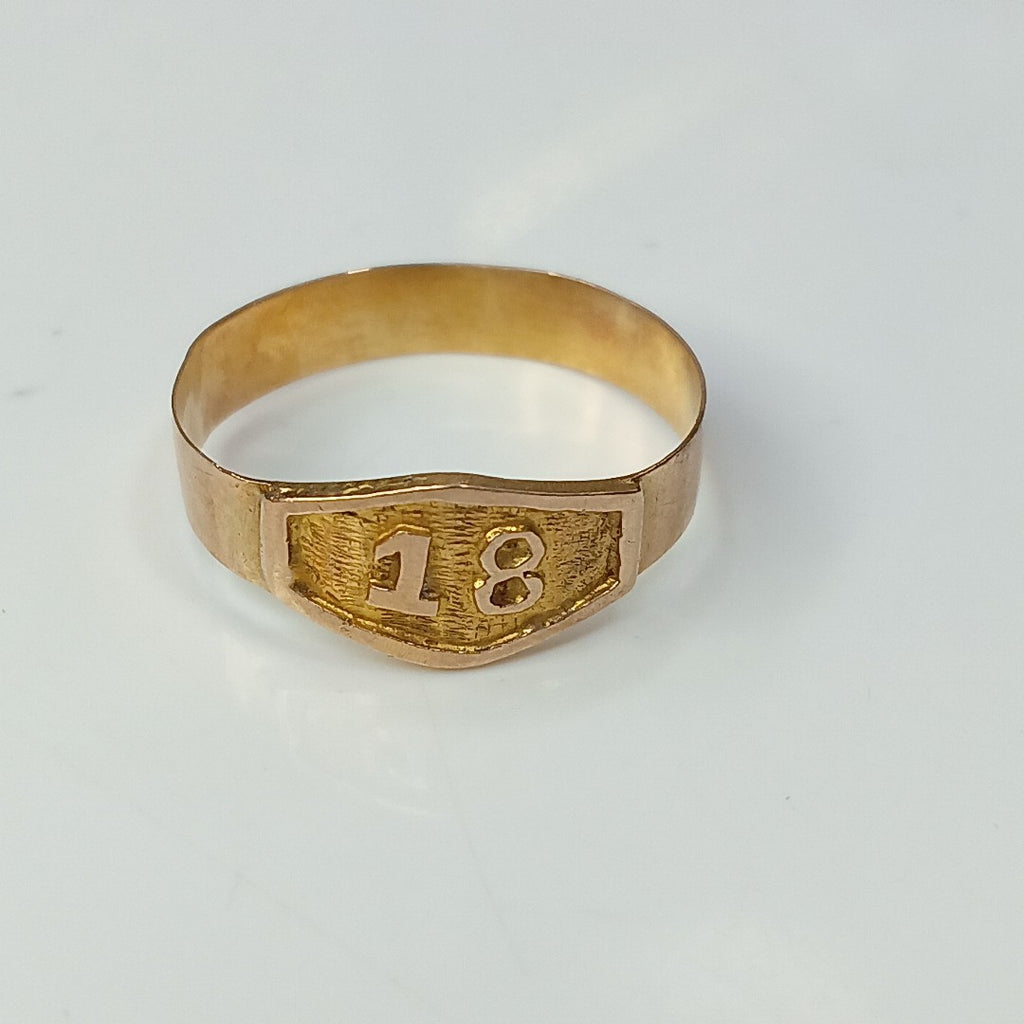 ANILLO ORO 8 K 1.5 GRMS (SEMINUEVO)