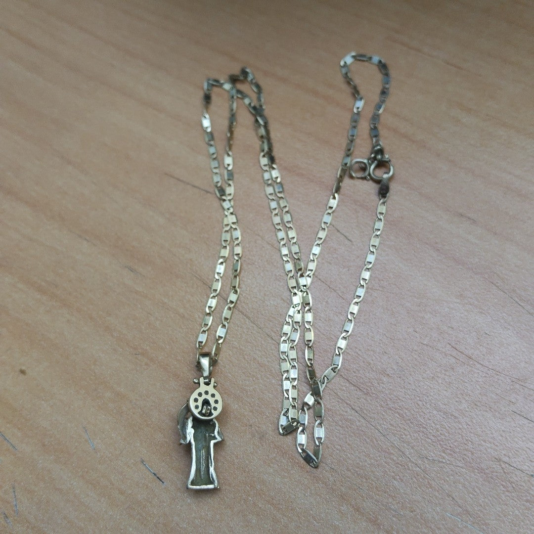 CADENA, DIJE ORO 10 K 4.5 GRMS (SEMINUEVO)