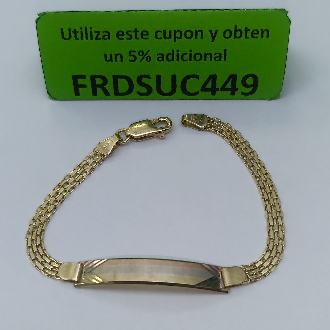 ESCLAVA ORO 14 K 4.1 GRMS (SEMINUEVO)