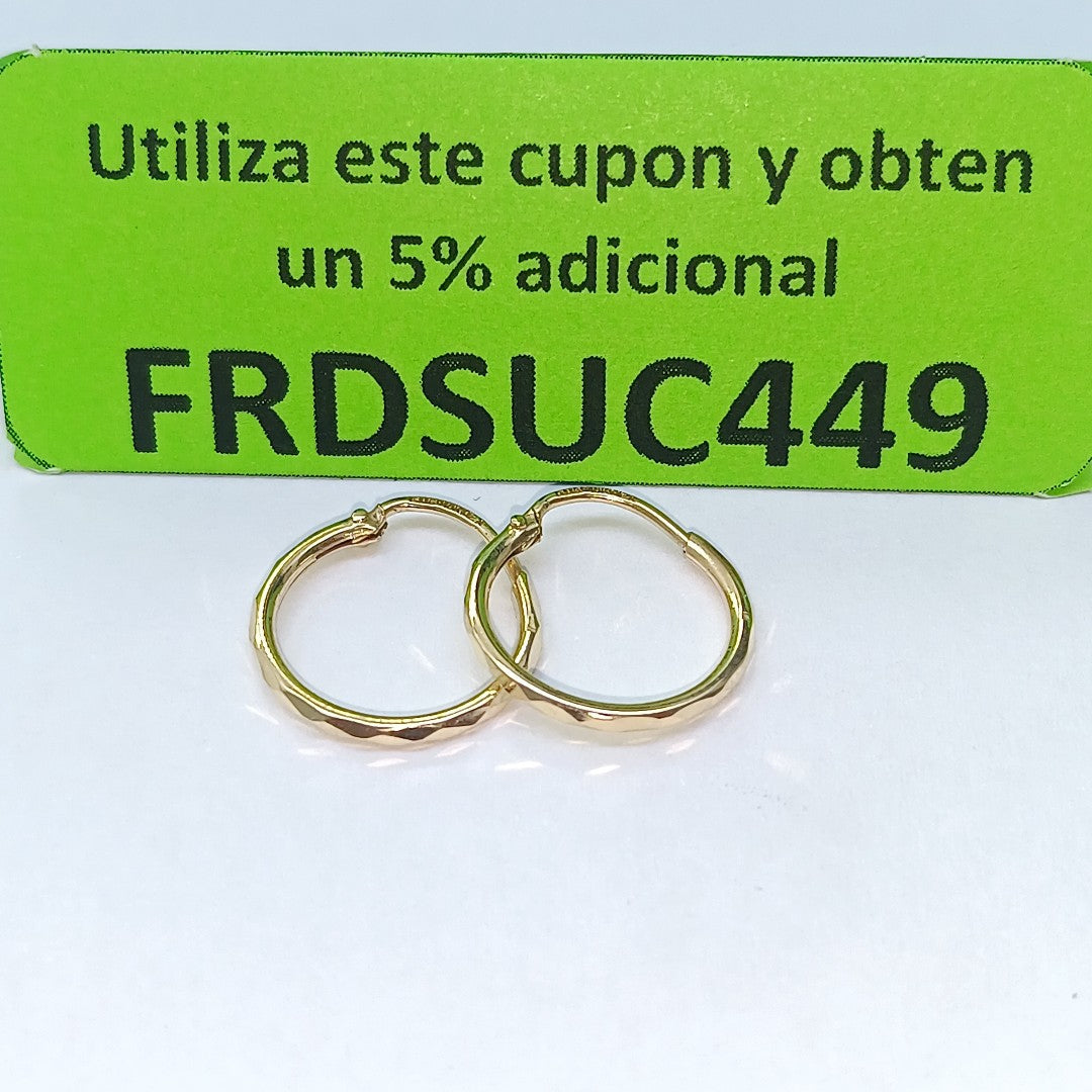 ARRACADAS PAR ORO 10 K 0.8 GRMS (SEMINUEVO)