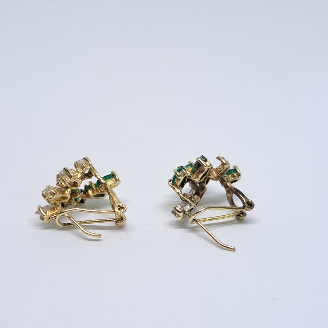 ARETES PAR ORO 14 K 4,30 GRMS (SEMINUEVO)