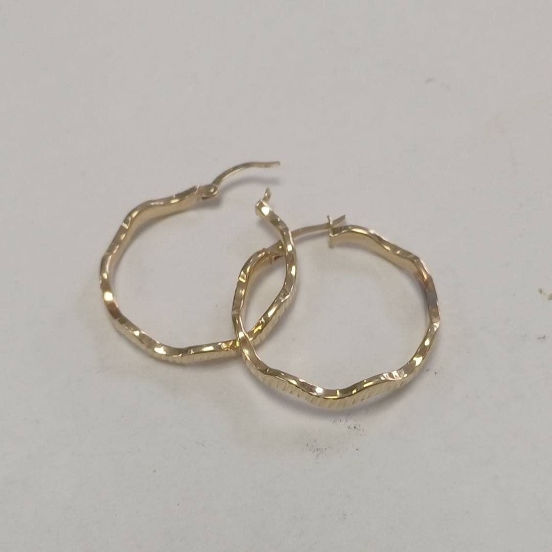 ARRACADAS PAR ORO 14 K 2.9 GRMS (SEMINUEVO)