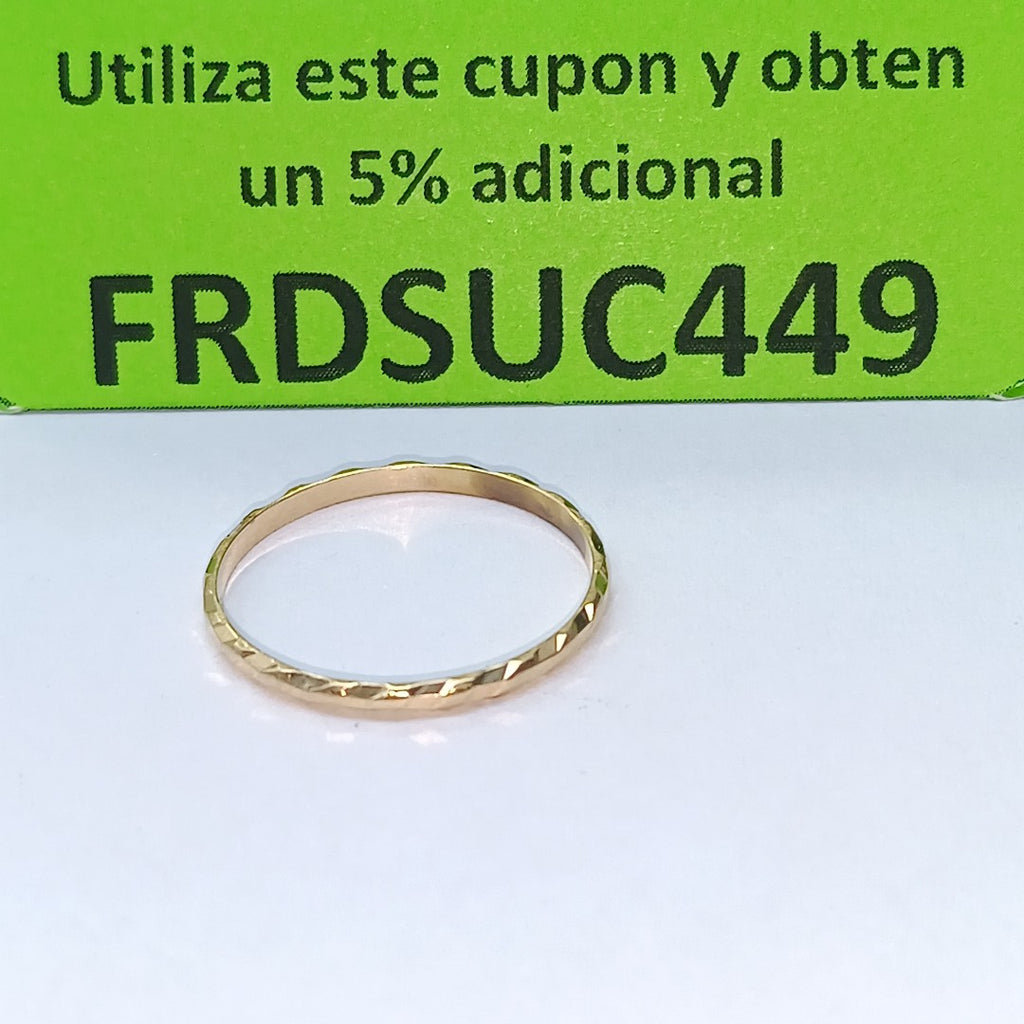 ARGOLLA ORO 14 K 0.9 GRMS (SEMINUEVO)