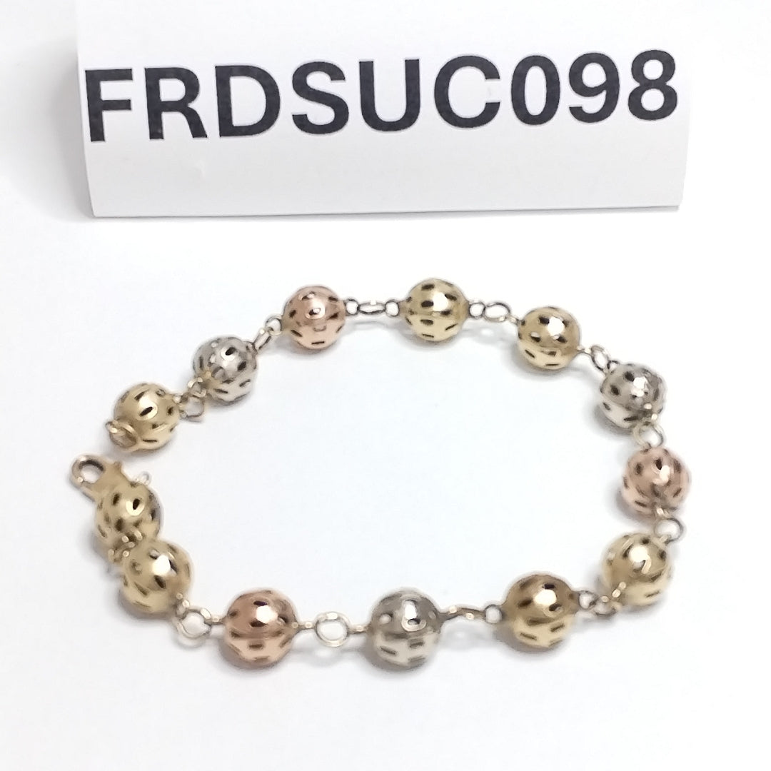 PULSERA ORO, ORO COMBINADO 14 K 7 GRMS (SEMINUEVO)