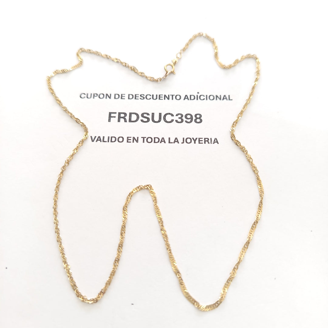 CADENA ORO 14 K 2 GRMS (SEMINUEVO)
