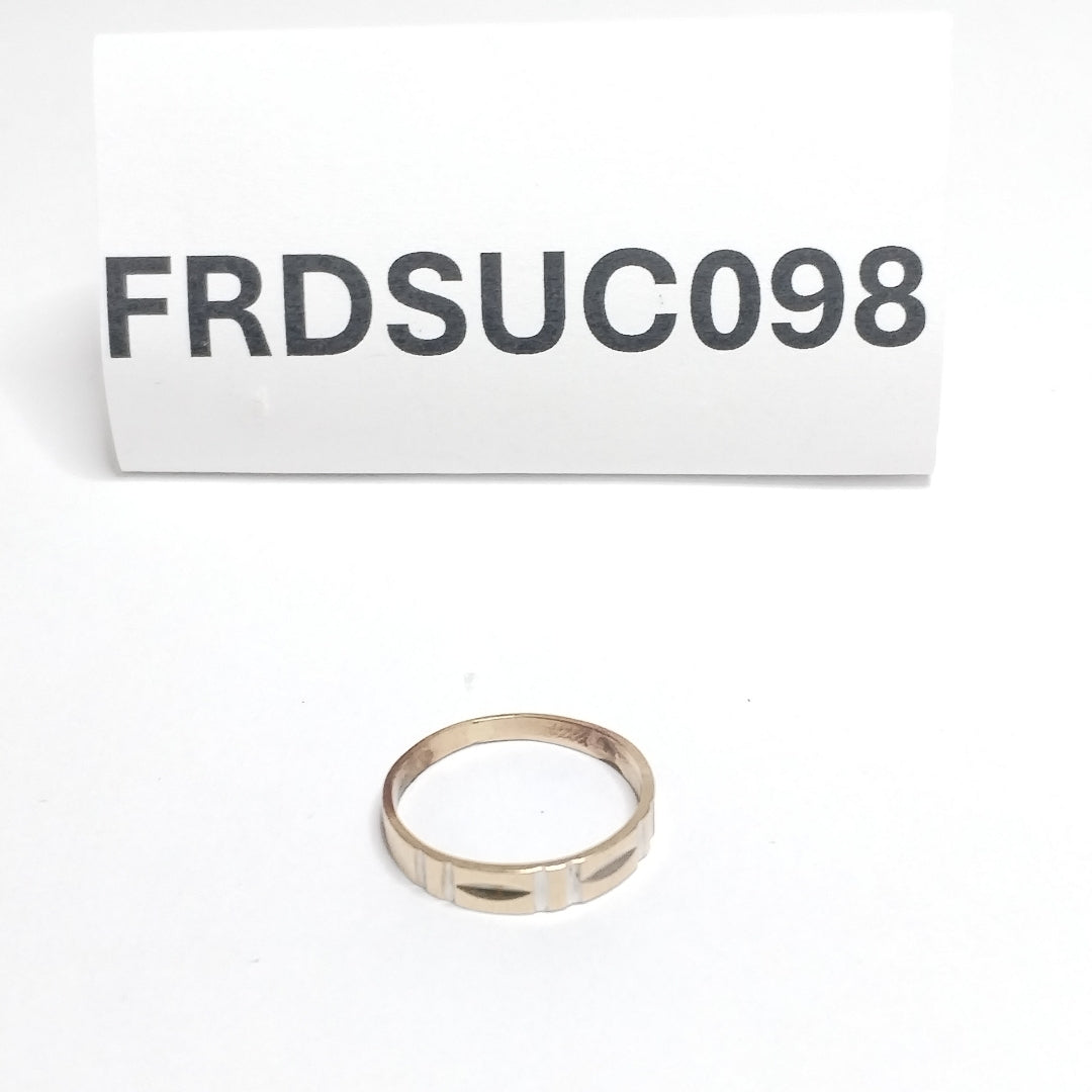 ANILLITO ORO COMBINADO 10 K 1,50 GRMS (SEMINUEVO)