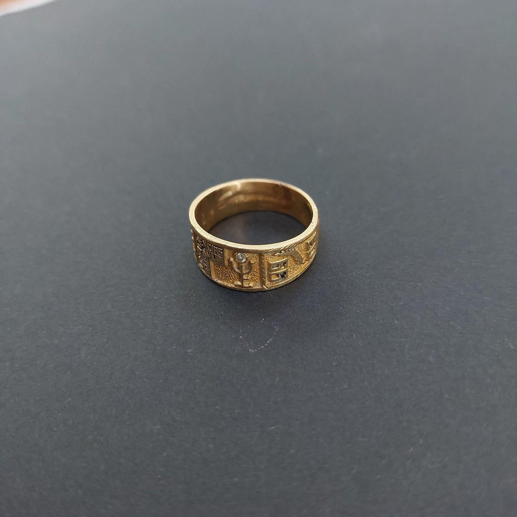 ANILLO DE GRADUACIÓN ORO 10 K 4.3 GRMS (SEMINUEVO)
