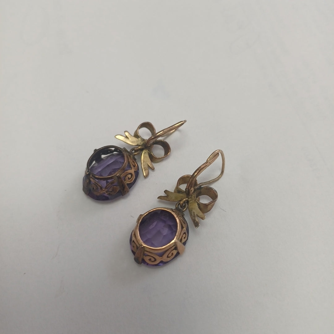 ARETES PAR ORO 8 K 8,00 GRMS (SEMINUEVO)