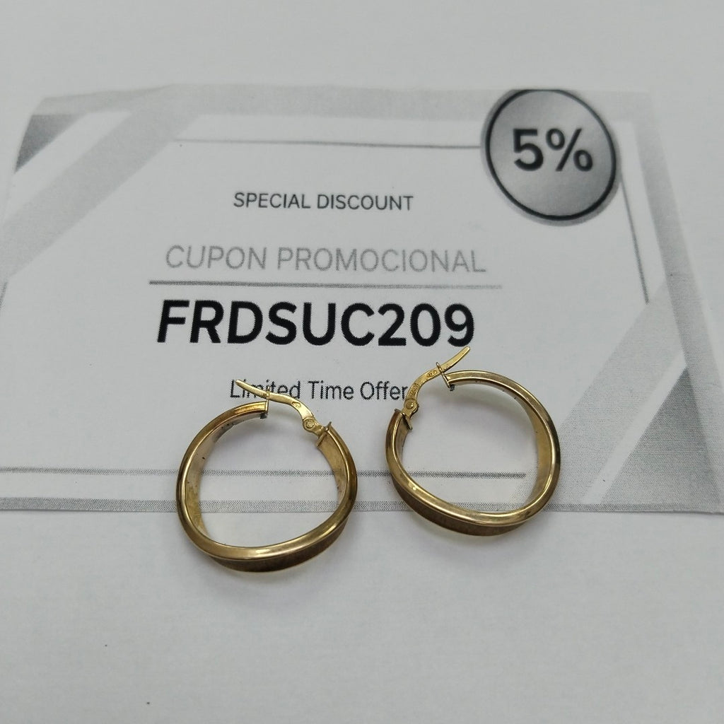 ARRACADAS PAR ORO 10 K 1.8 GRMS (SEMINUEVO)