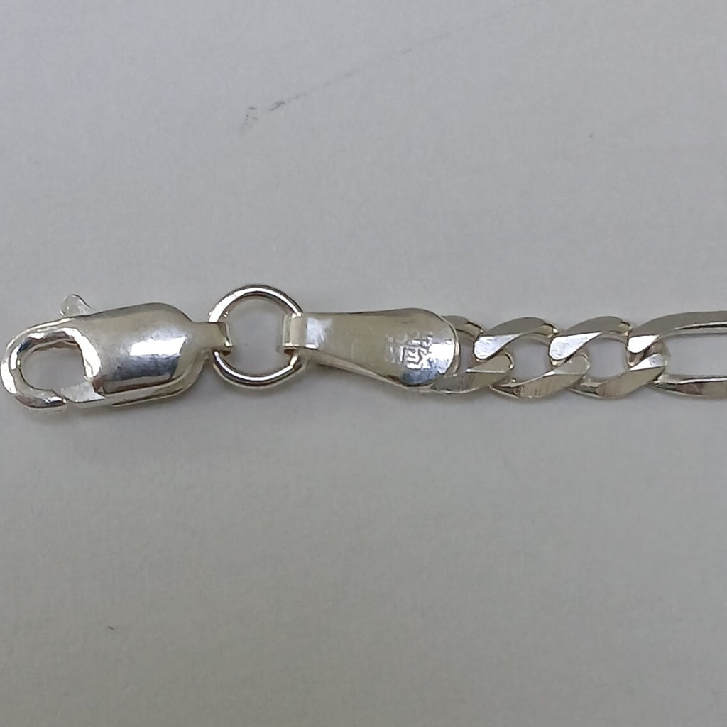 PULSERA TEJIDO SAN JUDAS PLATA .925 21 CM 5.4 GR (NUEVO)
