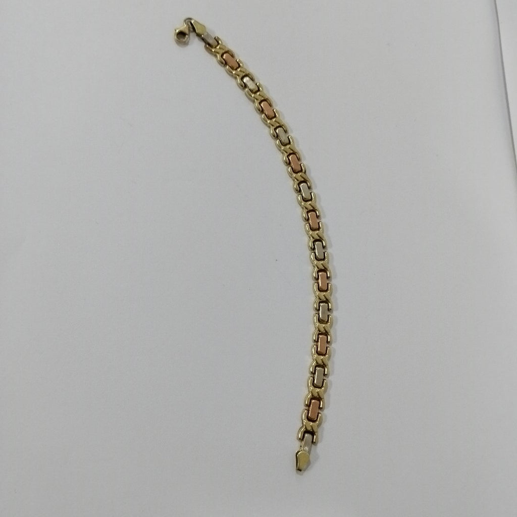 PULSERA ORO, ORO COMBINADO 10 K 6 GRMS (SEMINUEVO)