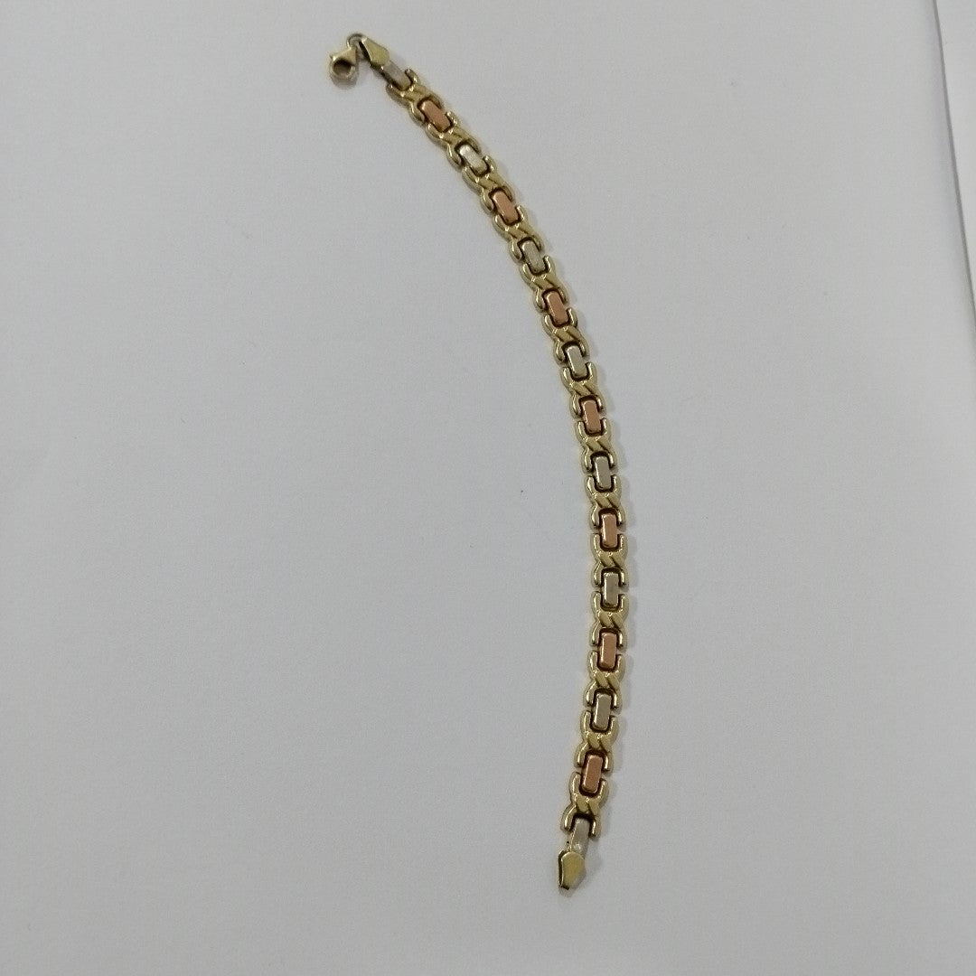 PULSERA ORO, ORO COMBINADO 10 K 6 GRMS (SEMINUEVO)