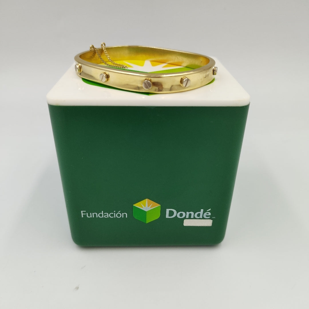 BRAZALETE ORO 18 K 22.6 GRMS (SEMINUEVO)